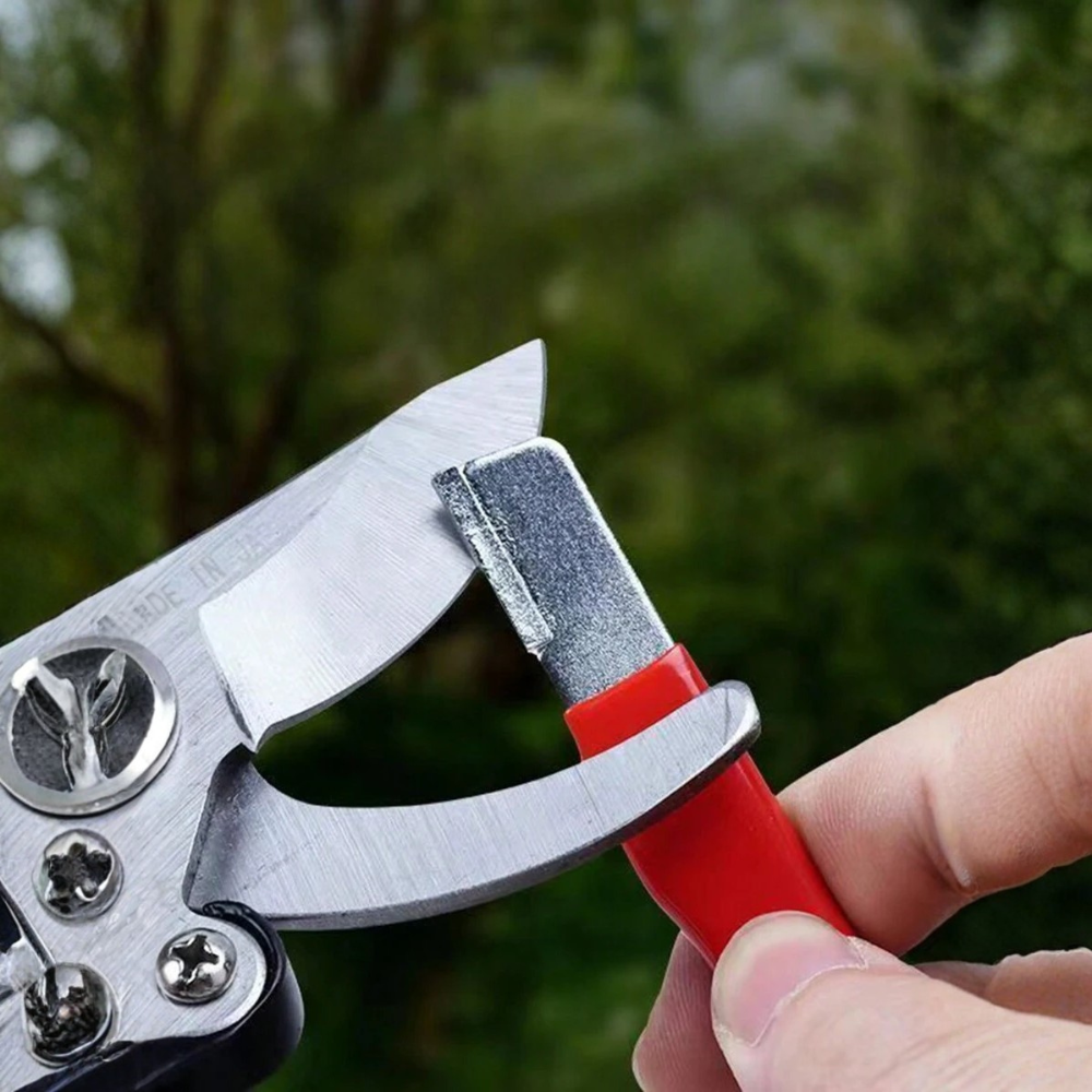 Set Of 2 Compact Portable Spring Knife And Scissor Sharpener Tool For Hunting Travel