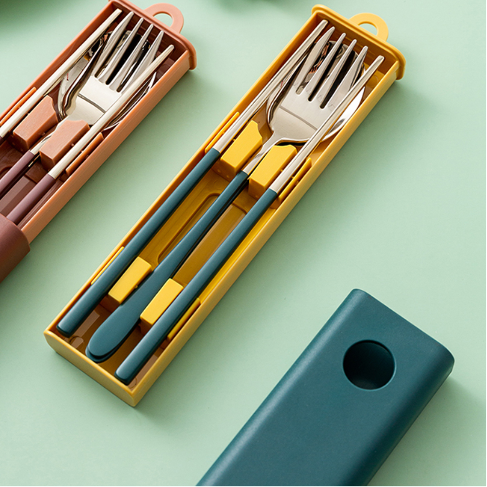 Portable Cutlery Set + Storage Box - Grafton Collection