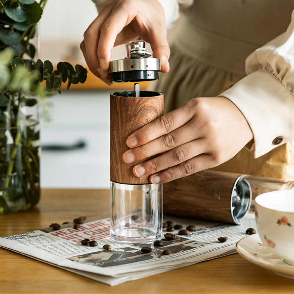 Manual Wooden Coffee Grinder - Grafton Collection