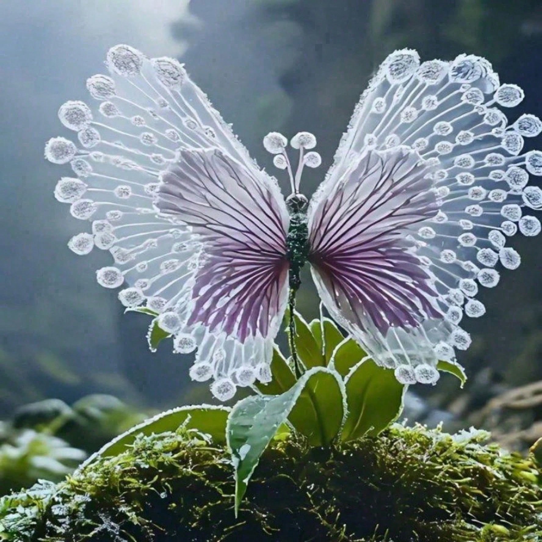 Purple Butterfly Seed Plant With Fast Germination For Indoor Outdoor Decor
