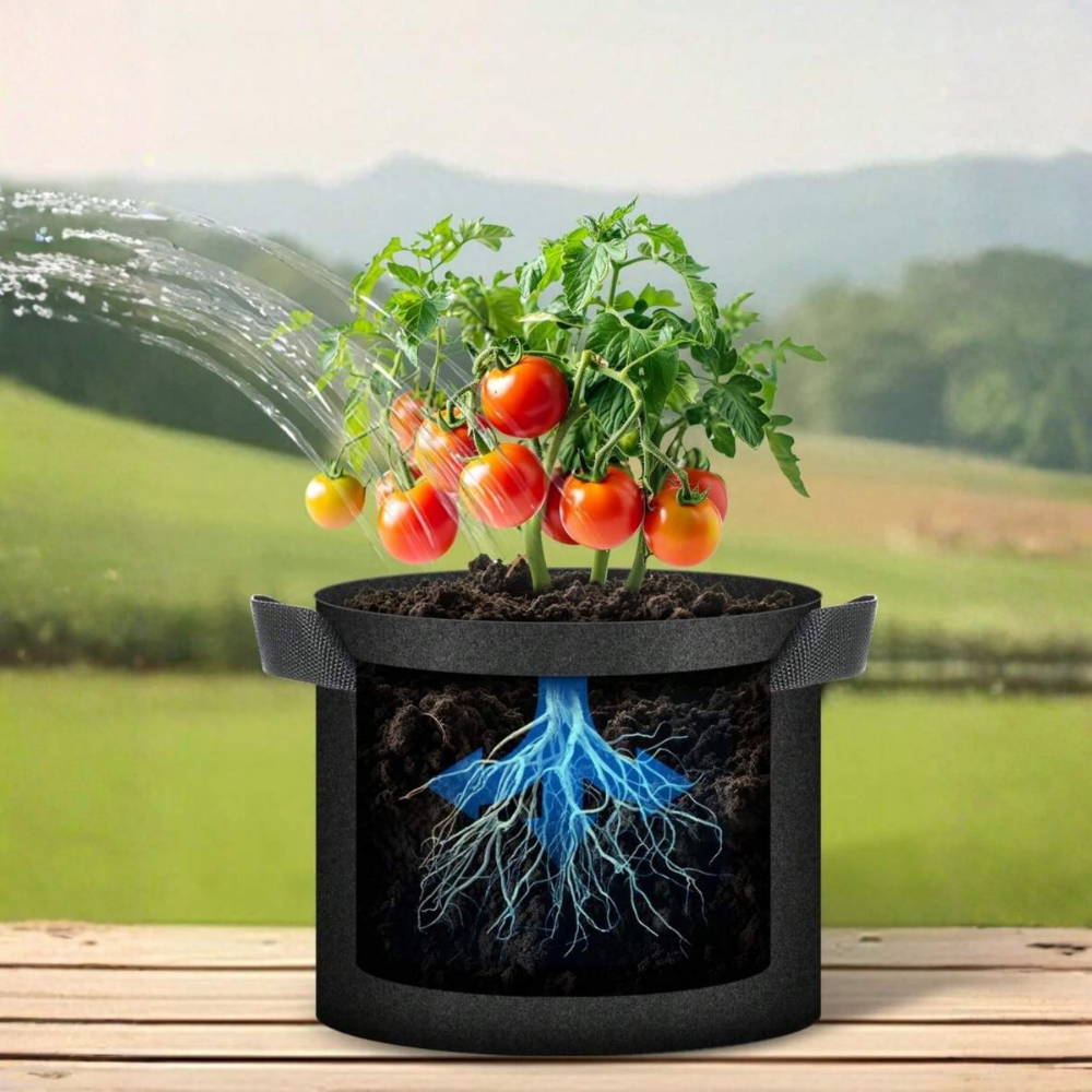 Heavy Duty Thickened Non Plant Grow Bag With Handles For Indoor Outdoor Gardening