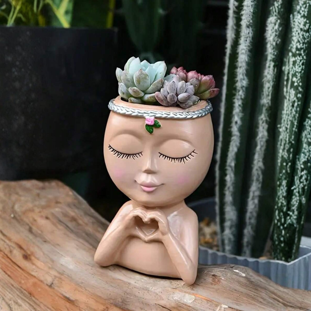 Creative Resin Human Vase For Indoor Or Outdoor Decor