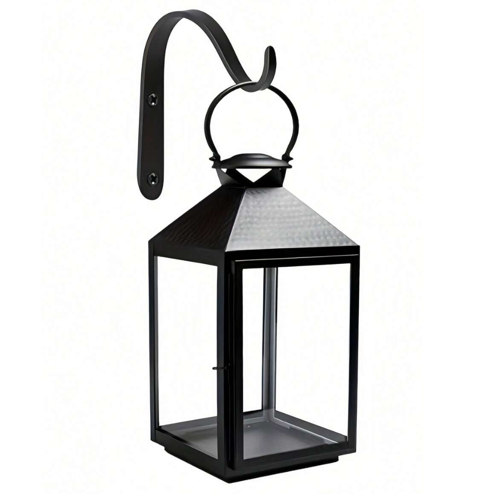 Forged Iron Wall Hooks For Hanging Plants And Lanterns