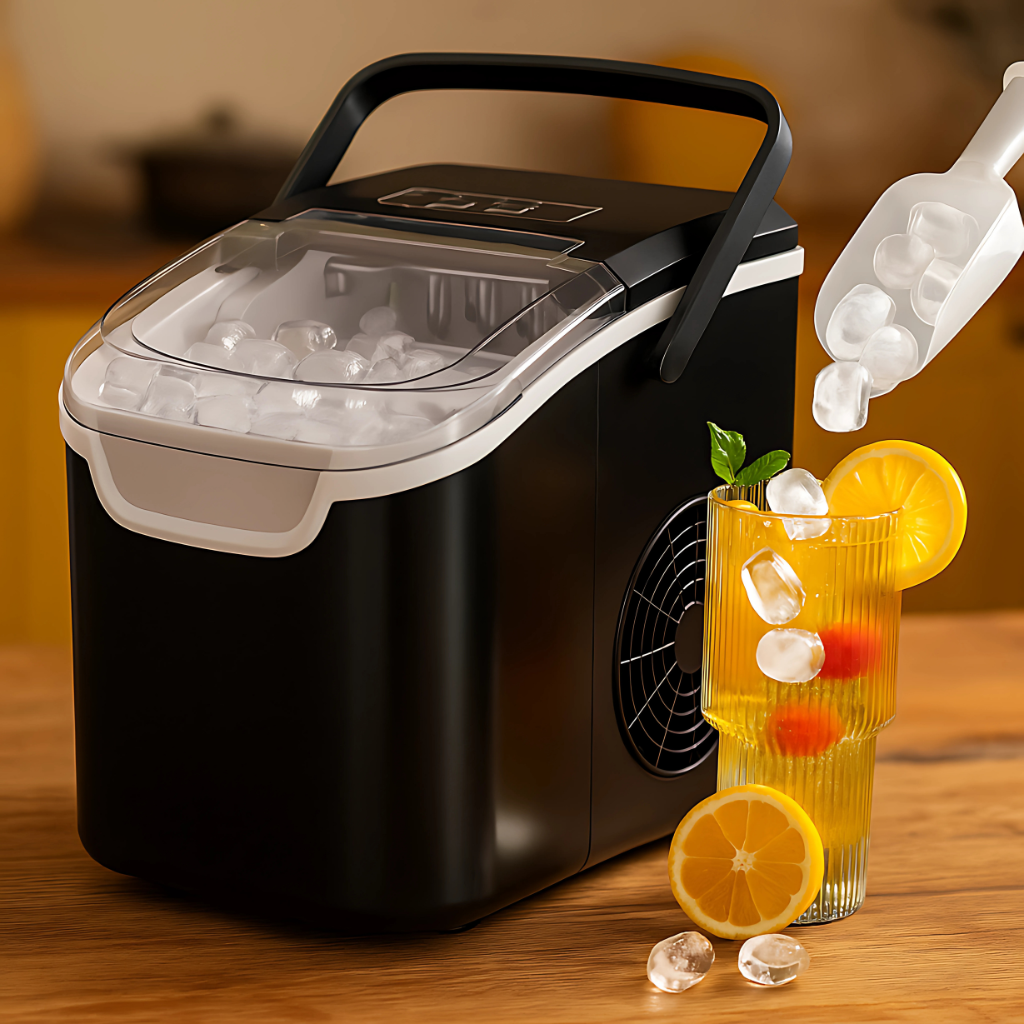 Countertop Ice Maker Machine With Scoop For Home