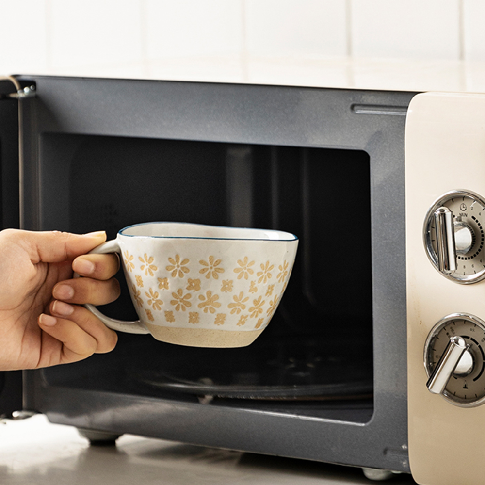 Hand-Painted Pottery Mugs - Grafton Collection