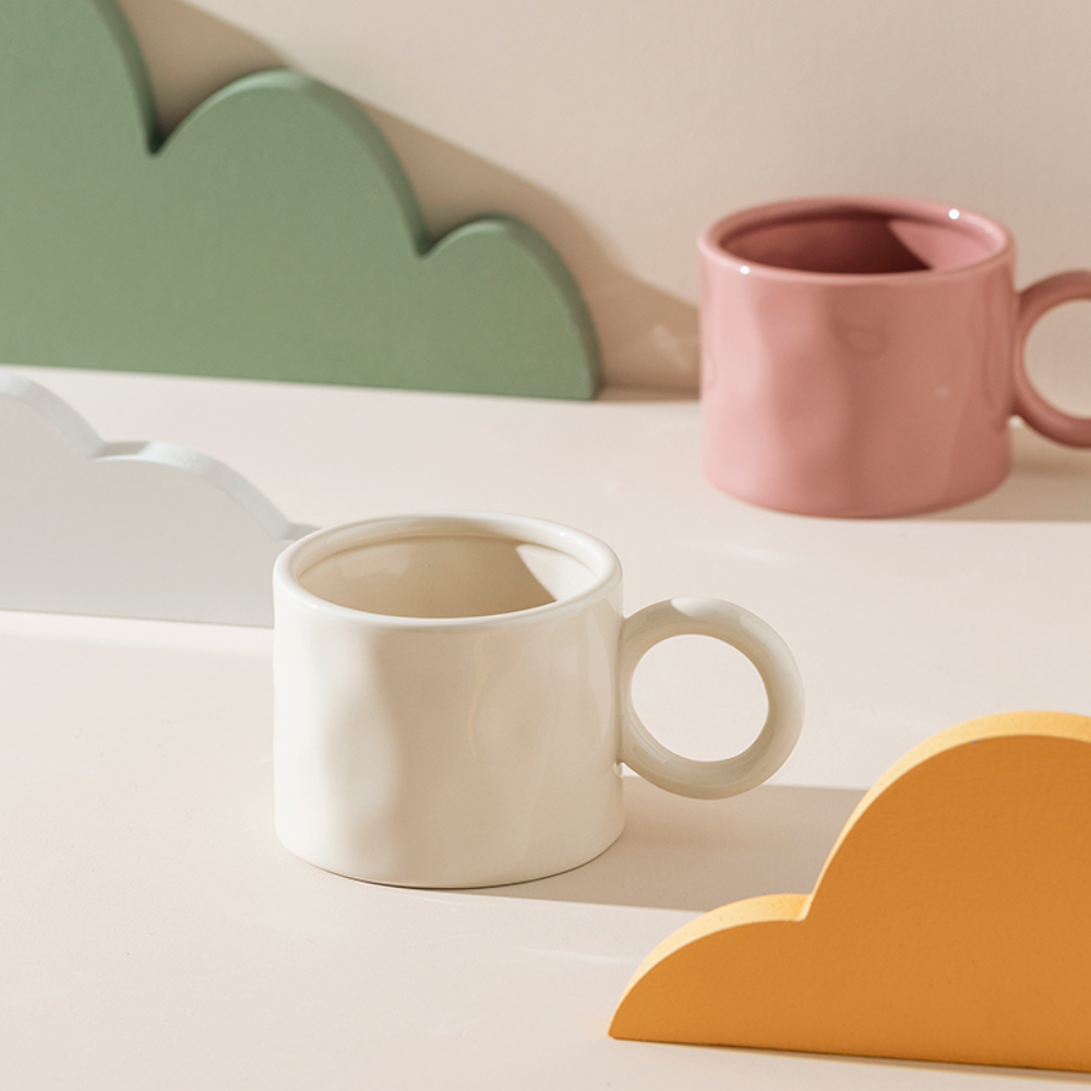 Ceramic Ring Handle Coffee Mug - Grafton Collection