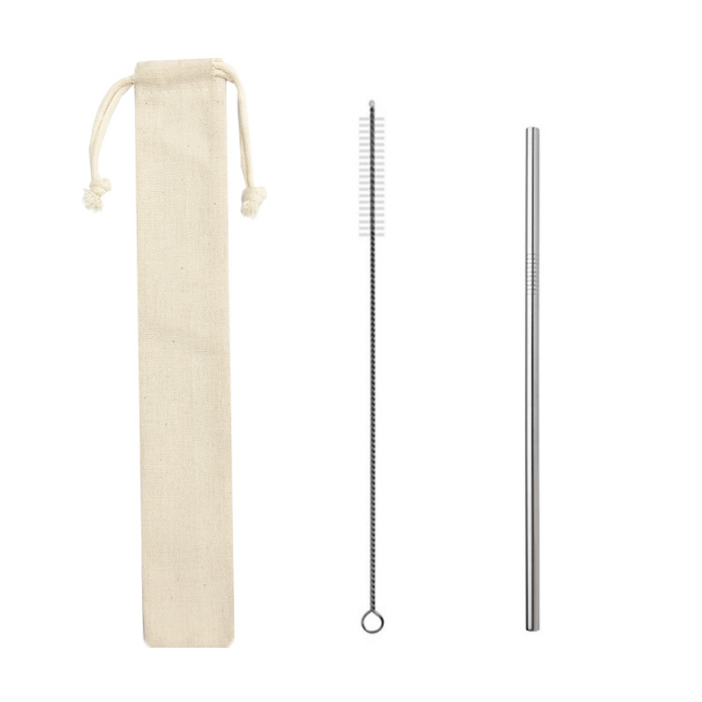 Stainless Steel Reusable Straws With Pouch - Grafton Collection