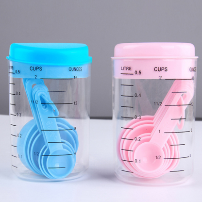7-Piece Measuring Cup Set With Scale Tool - Grafton Collection
