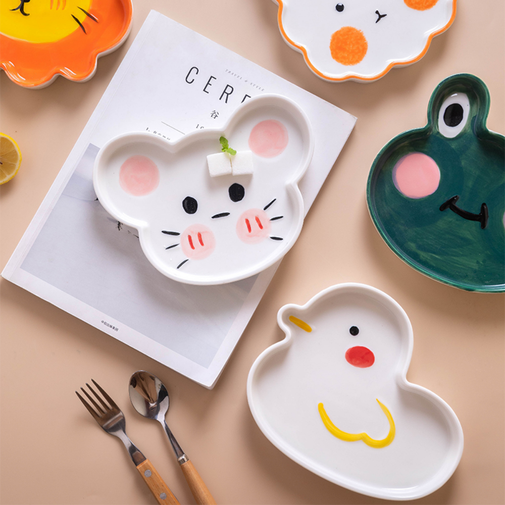 Animal-Shaped Ceramic Plate - Grafton Collection