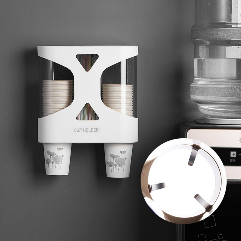 Wall-Mounted Household Plastic Disposable Cup Holder - Grafton Collection