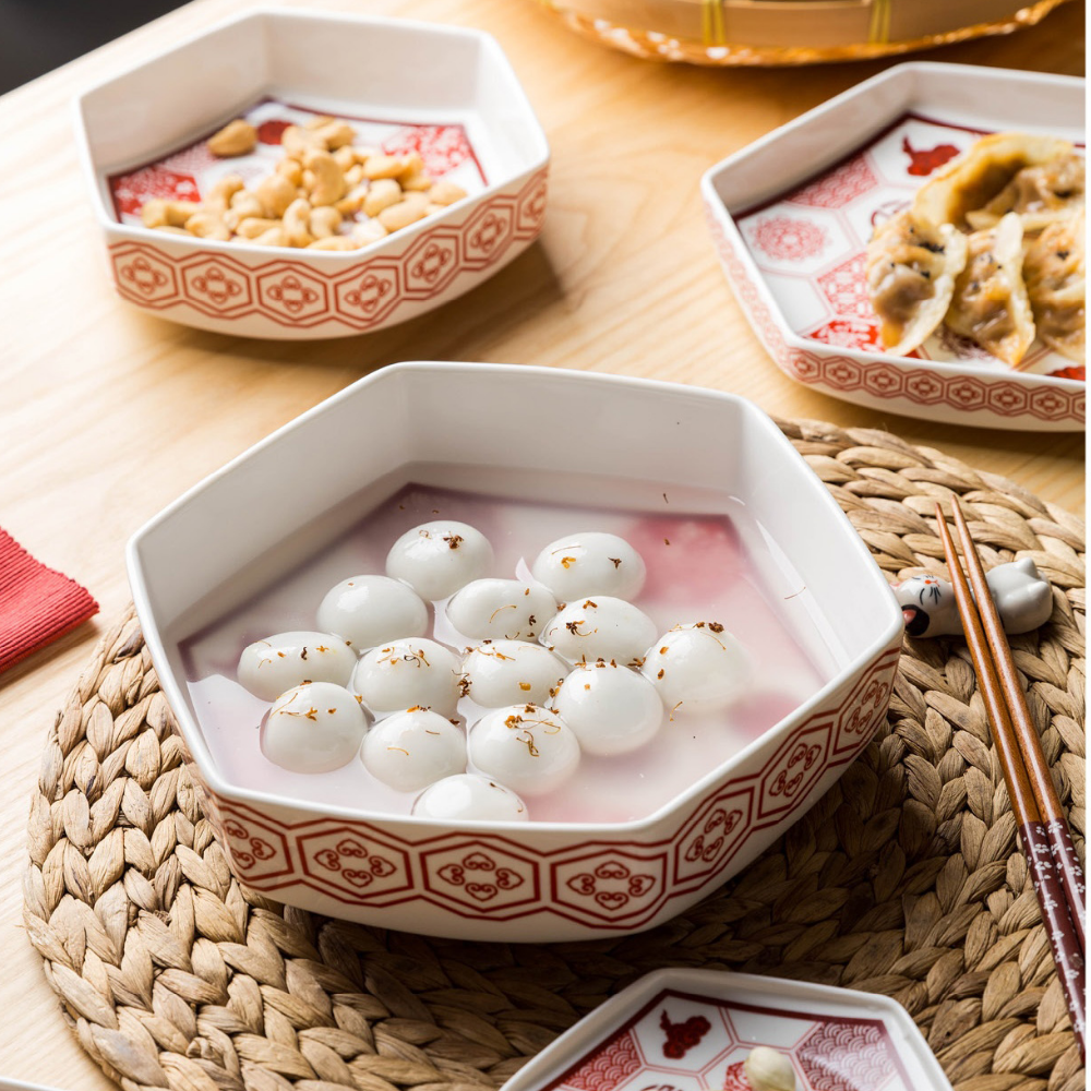 Chinese Fudao Bowl and Plate Tableware Set - Grafton Collection