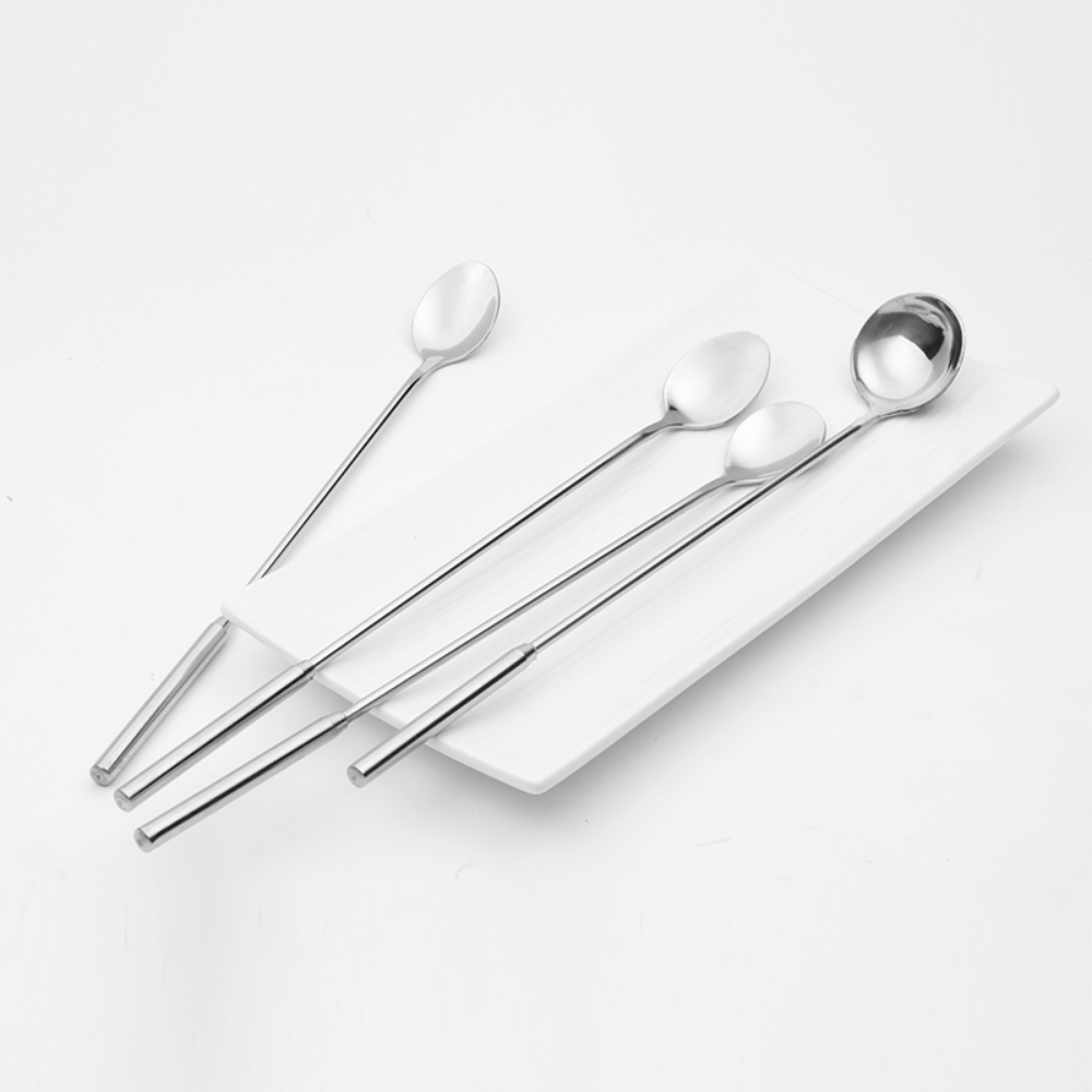Stainless Steel Coffee House Long Mixing Spoons - Grafton Collection