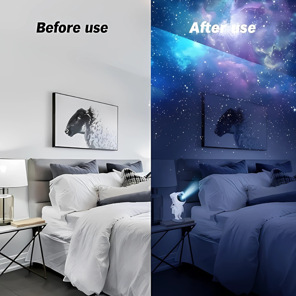 Astronaut Galaxy Projector Night Light