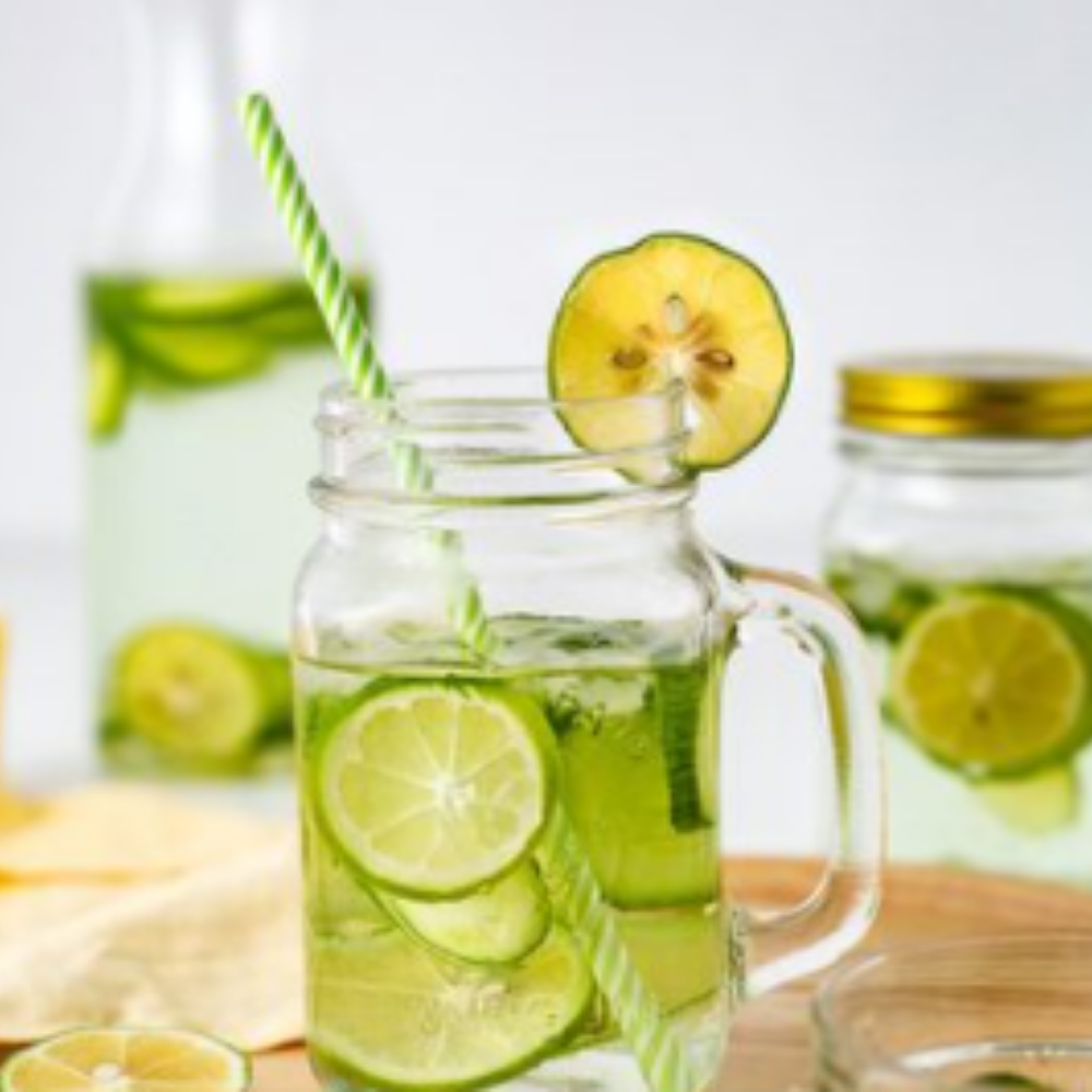 Glass Mason Jar With Cover & Handle - Grafton Collection