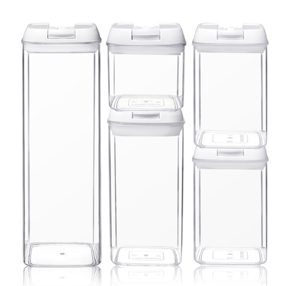 Airtight Food Storage Organizers - 5 Pieces - Grafton Collection