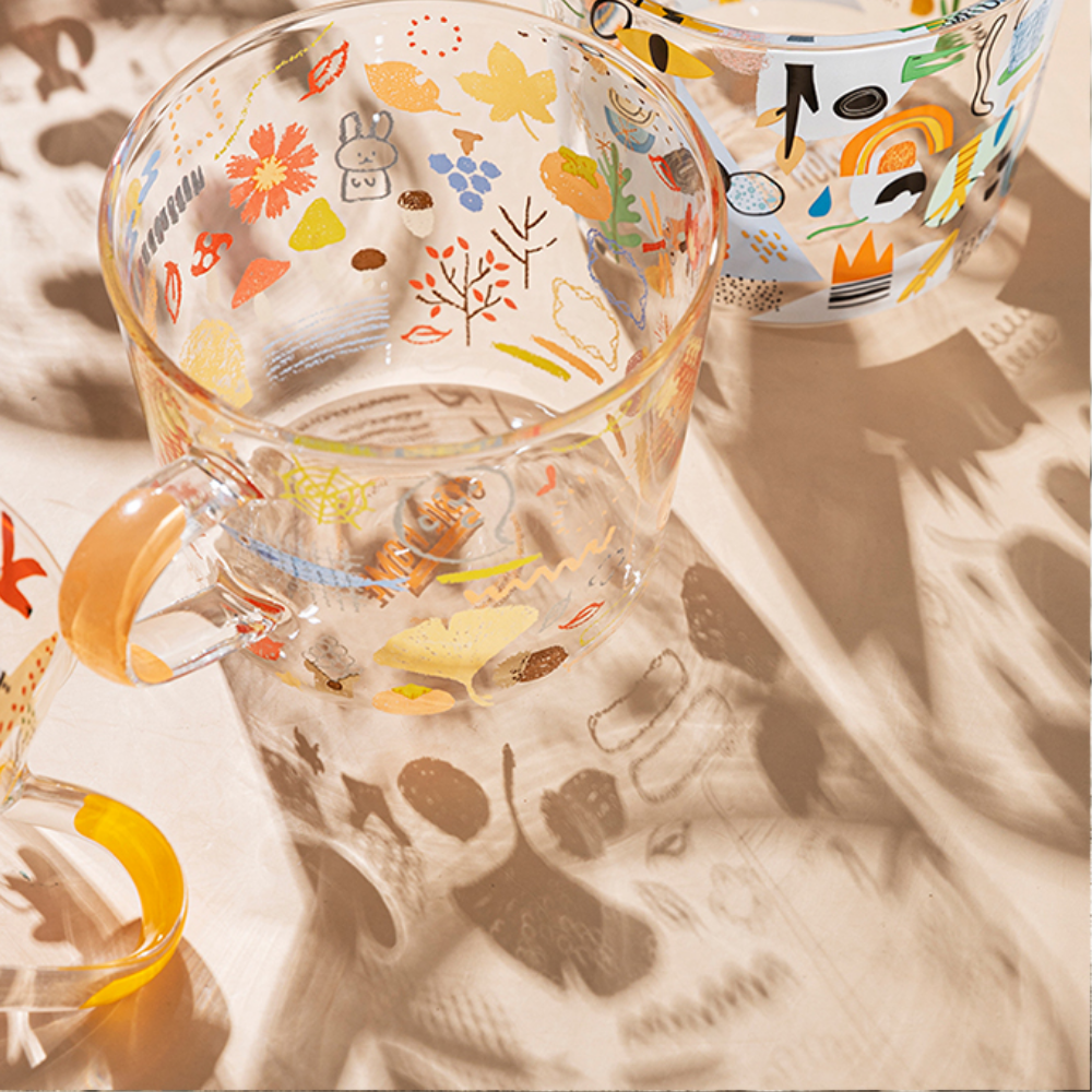 Forest Adventure Cartoon Pattern Glass - Grafton Collection