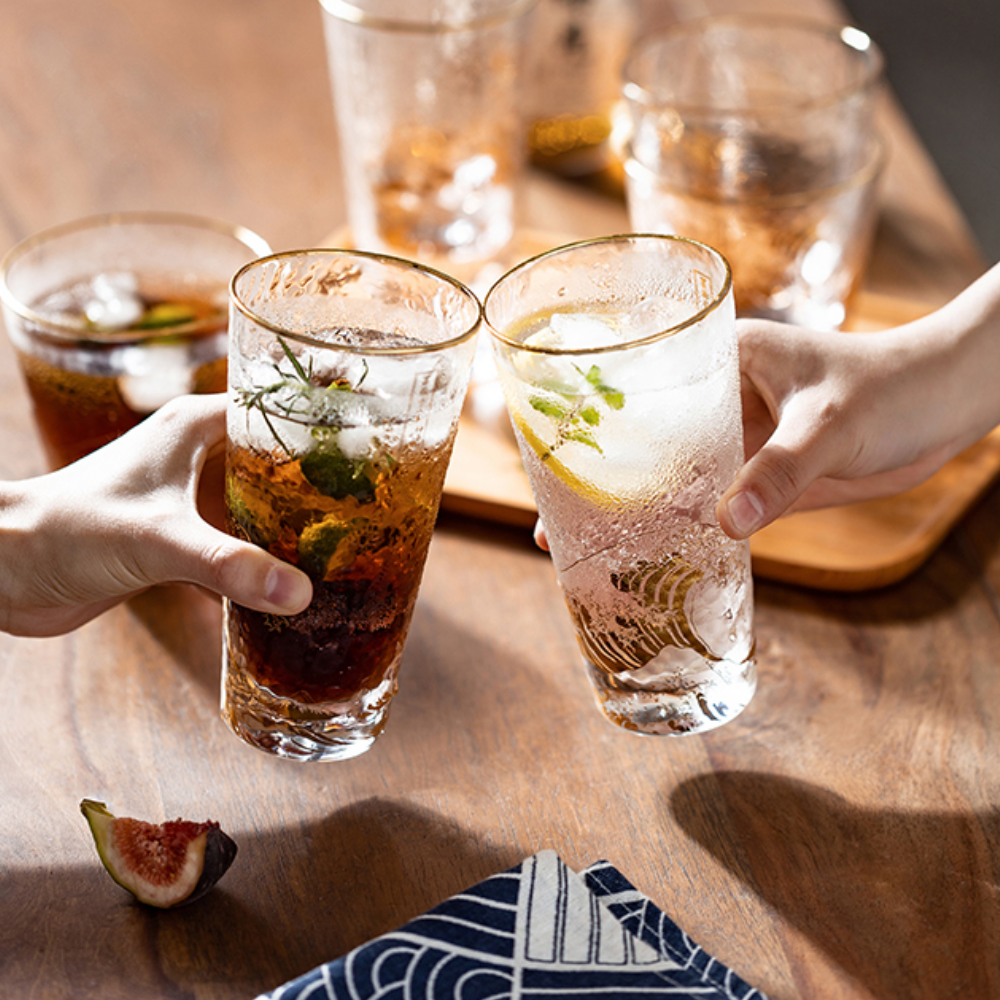 Gold Glass Cups - Grafton Collection