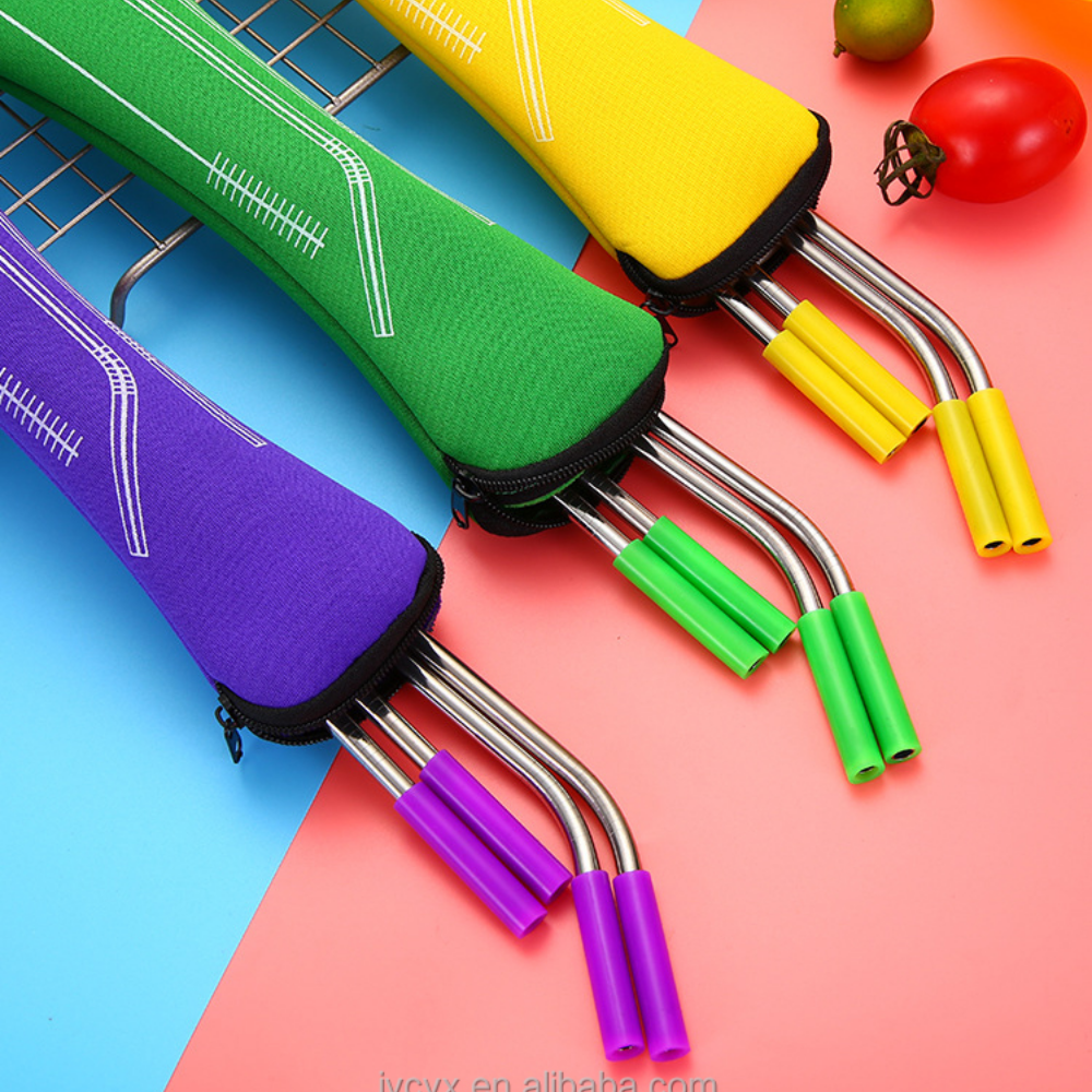 Stainless Steel Straw Set With Bag - Grafton Collection