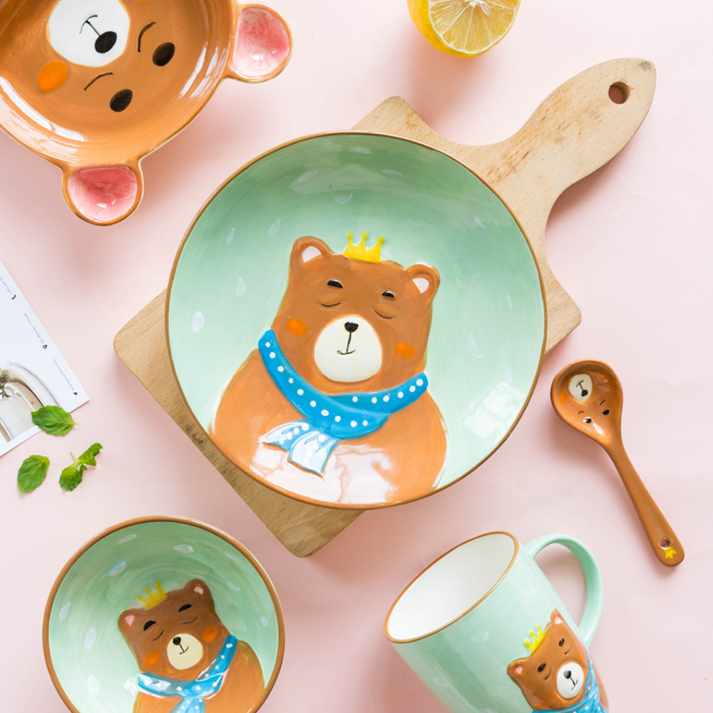 Cartoon Ceramic Dinnerware Set - Grafton Collection