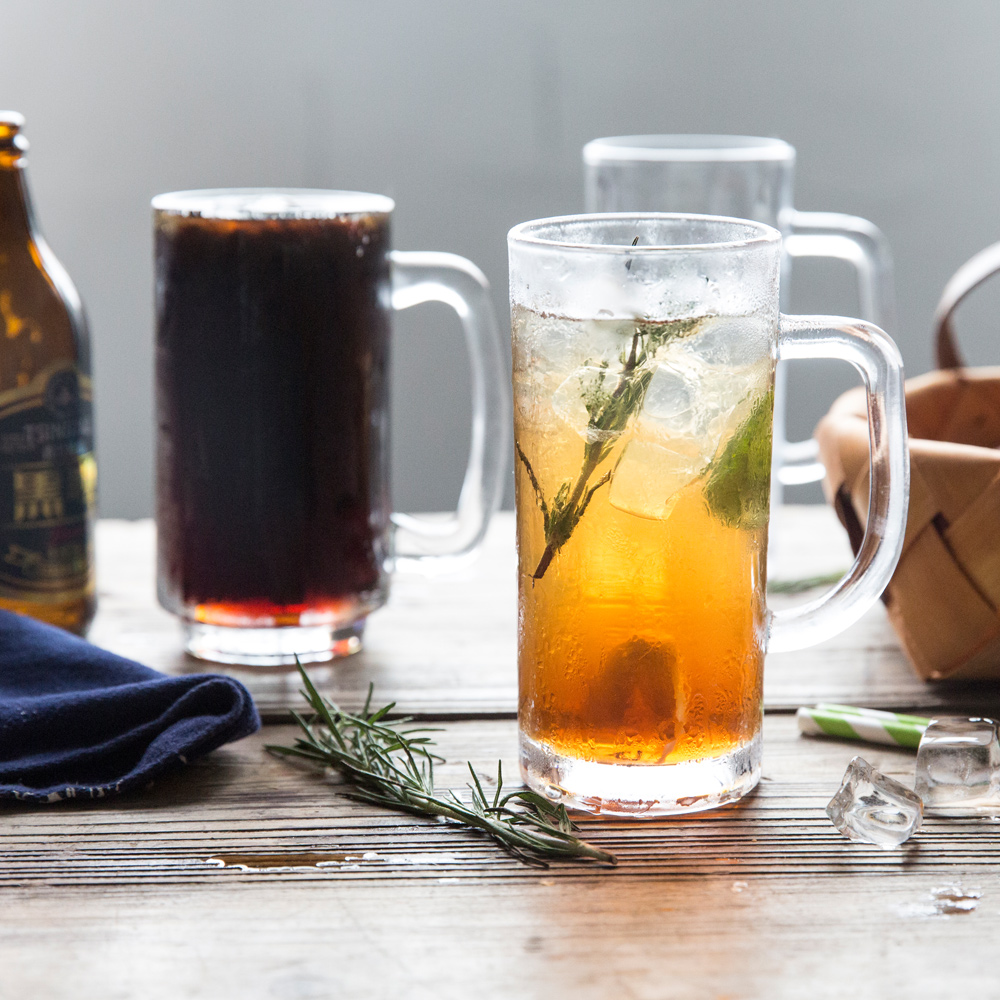 Tall Glass Mugs - Grafton Collection