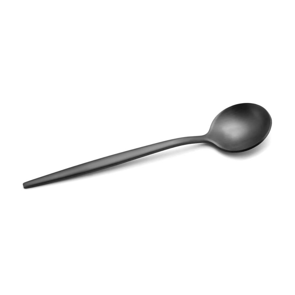 Matte-Colored Stainless Steel Dessert & Tea Spoons - Grafton Collection