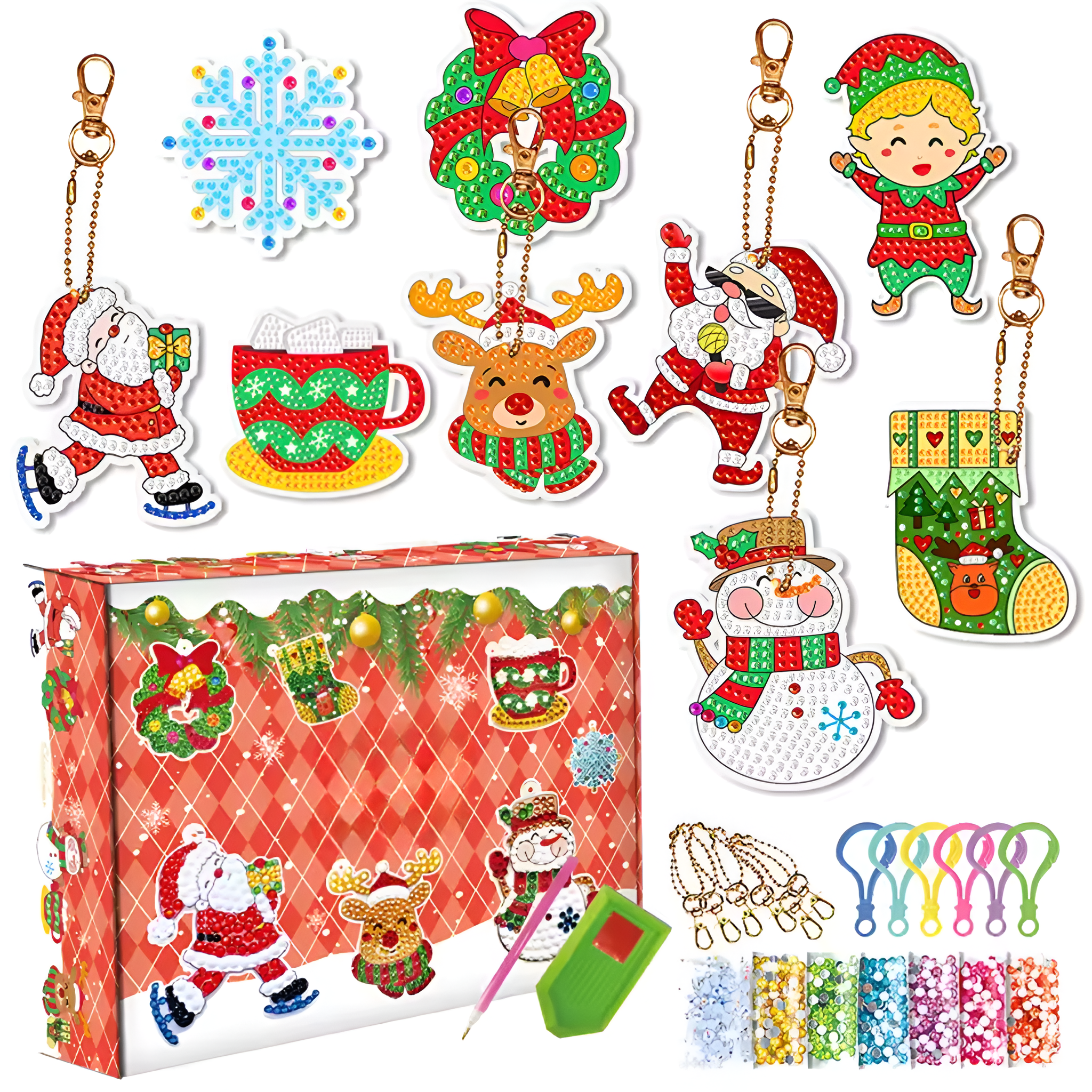 Christmas DIY Diamond Painting Craft Advent Calendar Box