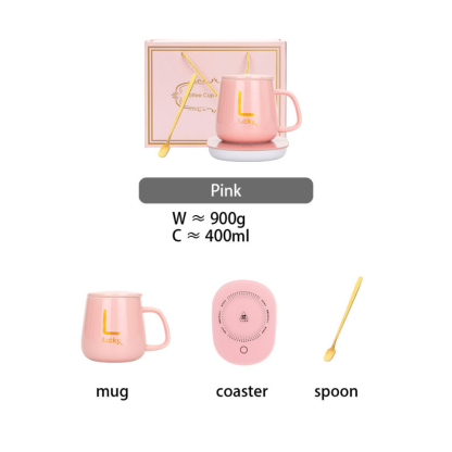 Office Mug With Heating Base & Gift Box - Grafton Collection