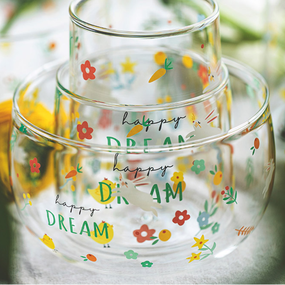 Glass Cups + Bowl - Grafton Collection