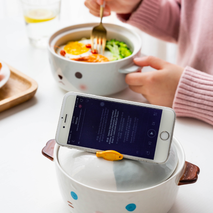 Animal Bowls With Lids + Mobile Phone Holder - Grafton Collection