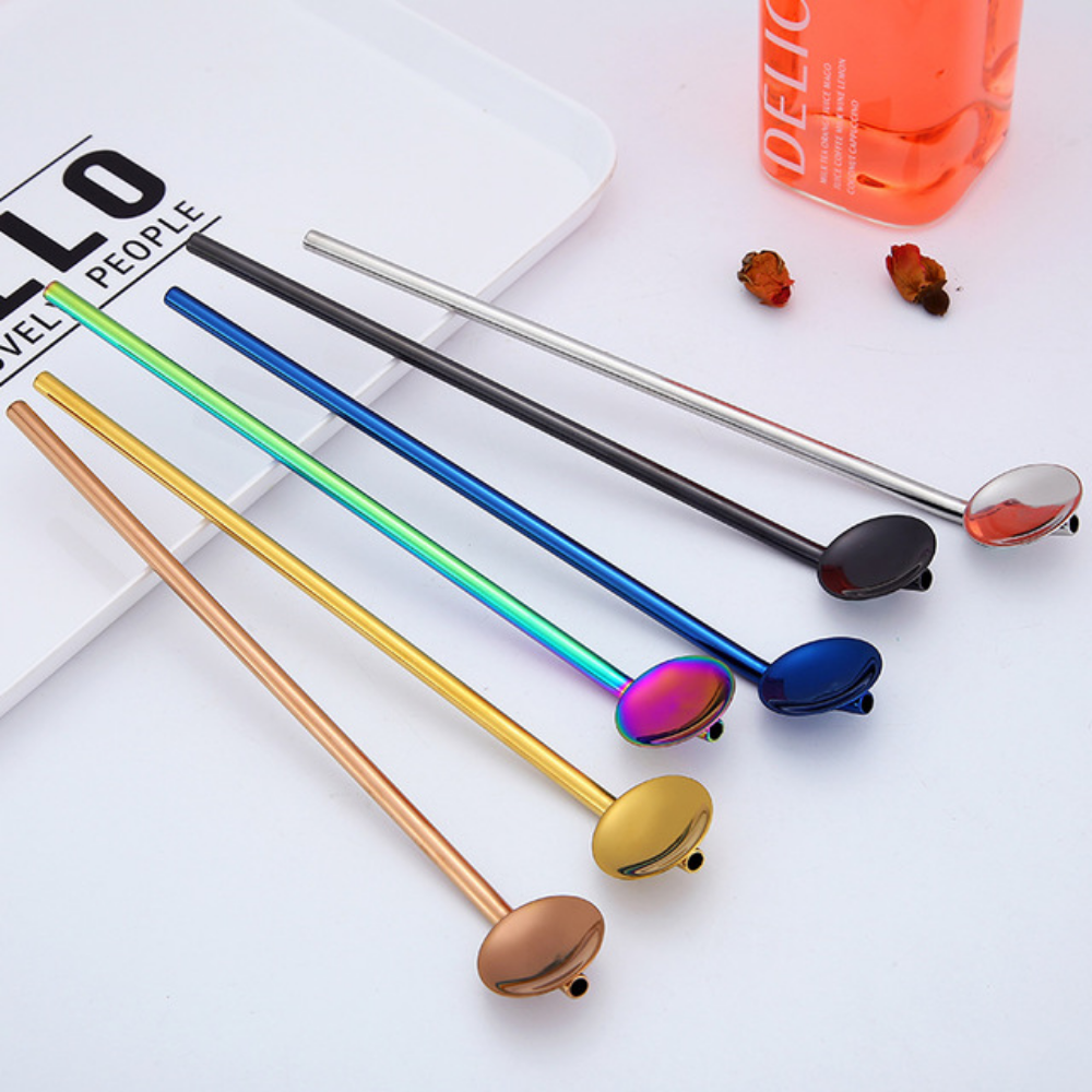 Stainless Steel Colored Stirring Spoons - Grafton Collection