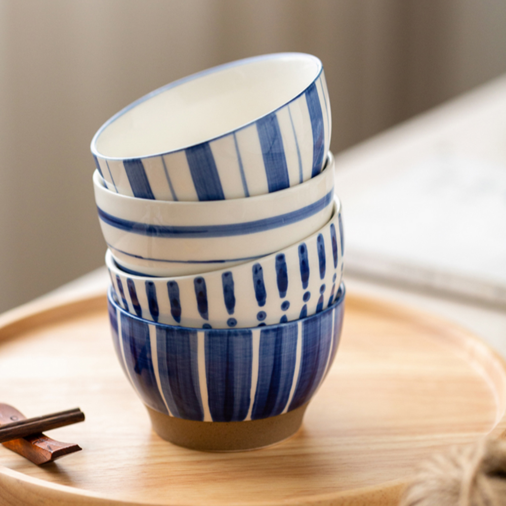 Ceramic Blue Bowls - Grafton Collection