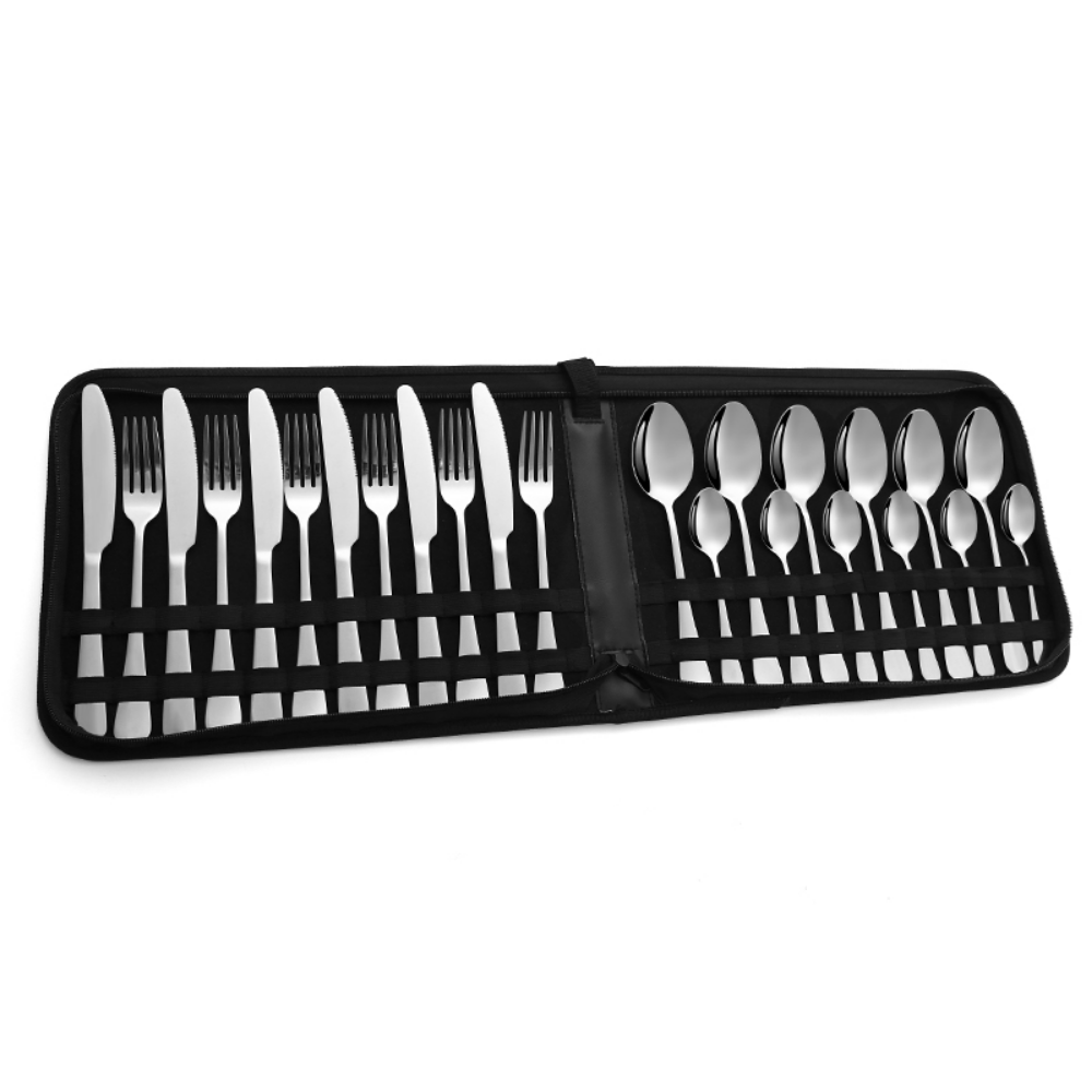 Stainless Steel Colored Cutlery Set - 20 & 24 Pieces - Grafton Collection