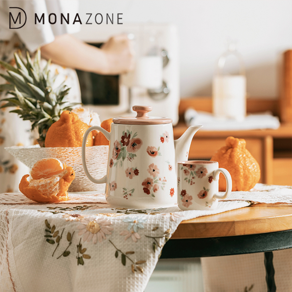 Ceramic Floral Teapots & Cups - Grafton Collection