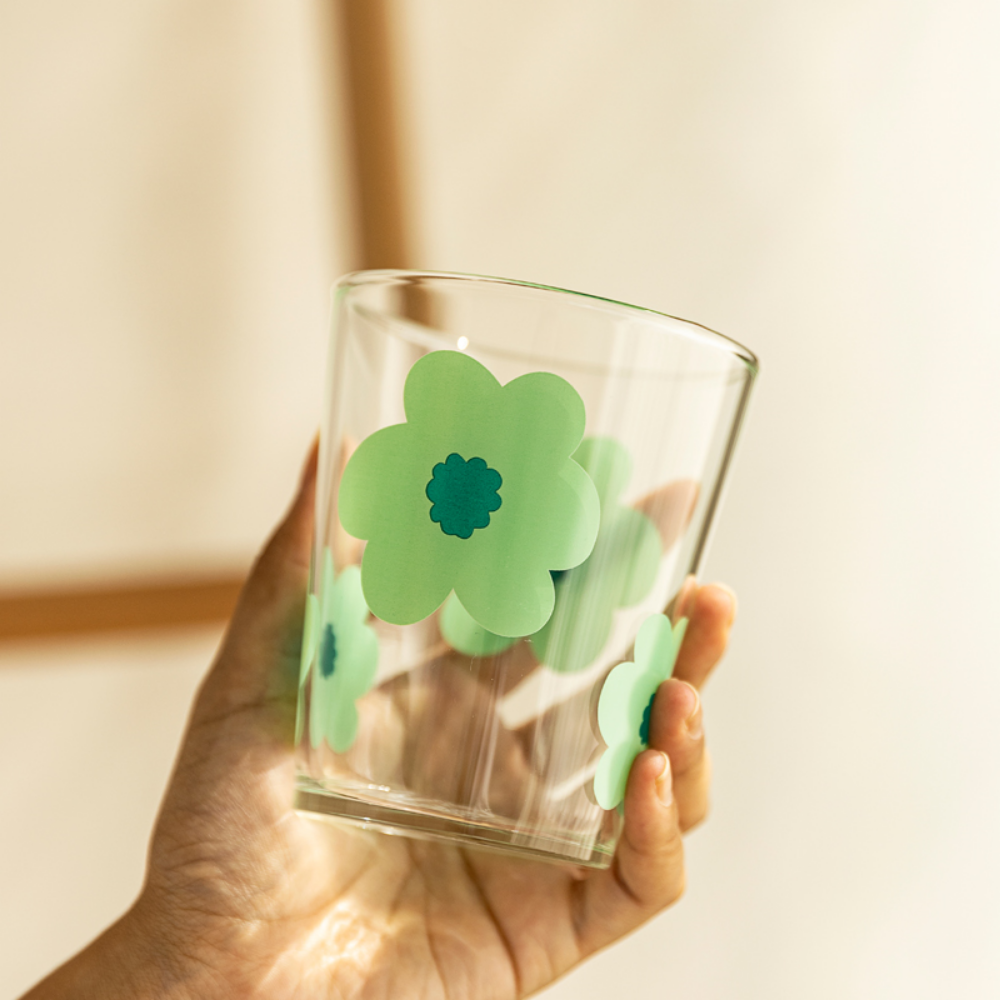Coloured Glass Flower Cups - Grafton Collection