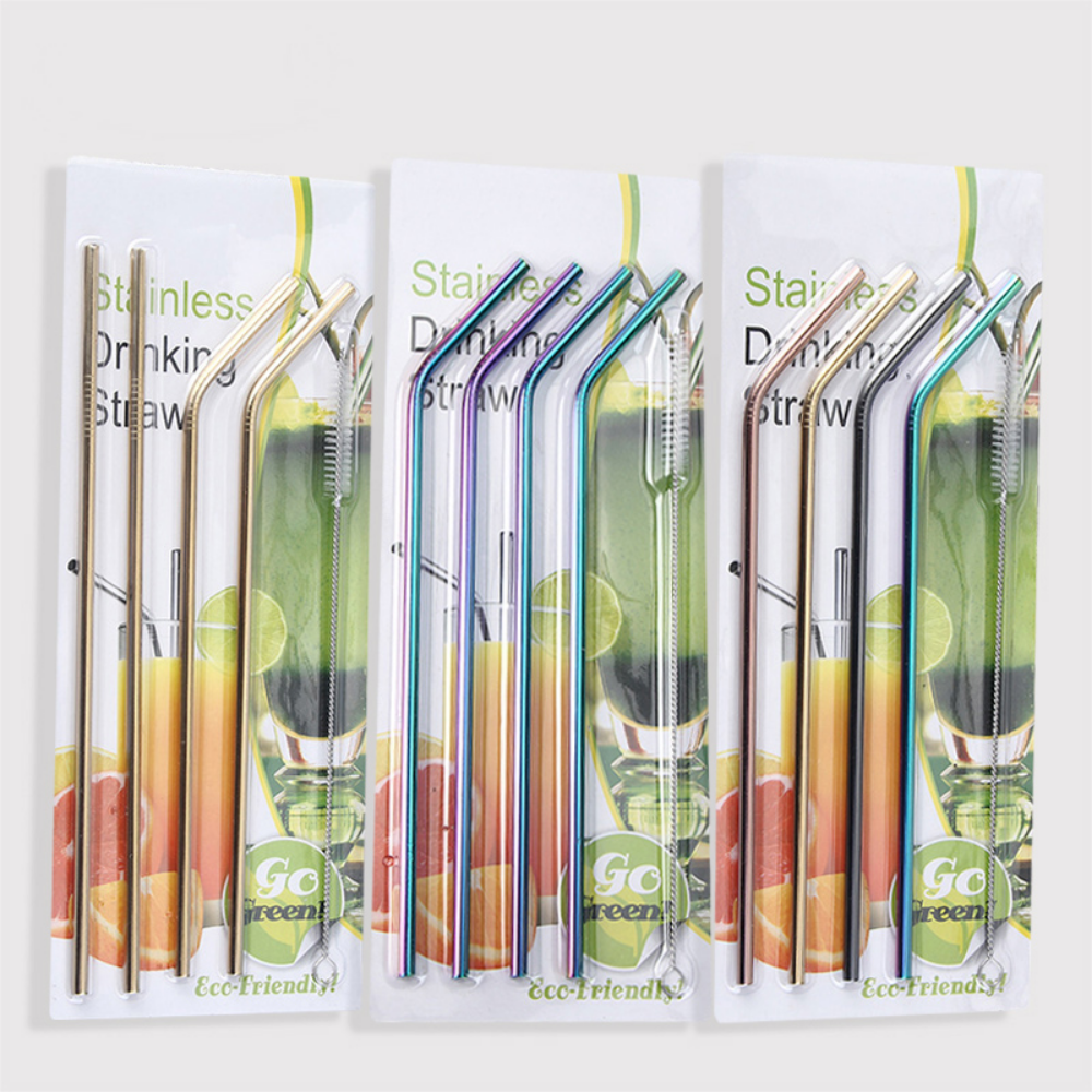 Copper Straw Set + Brush - Grafton Collection