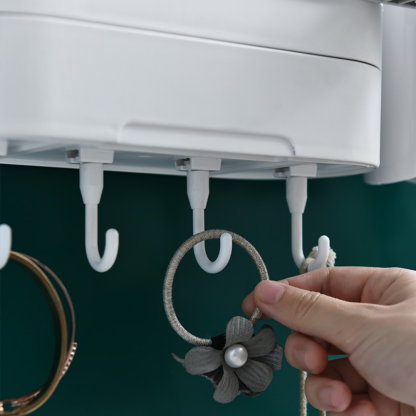 Wall-Mounted Multi-Function Bathroom Storage Rack - Grafton Collection