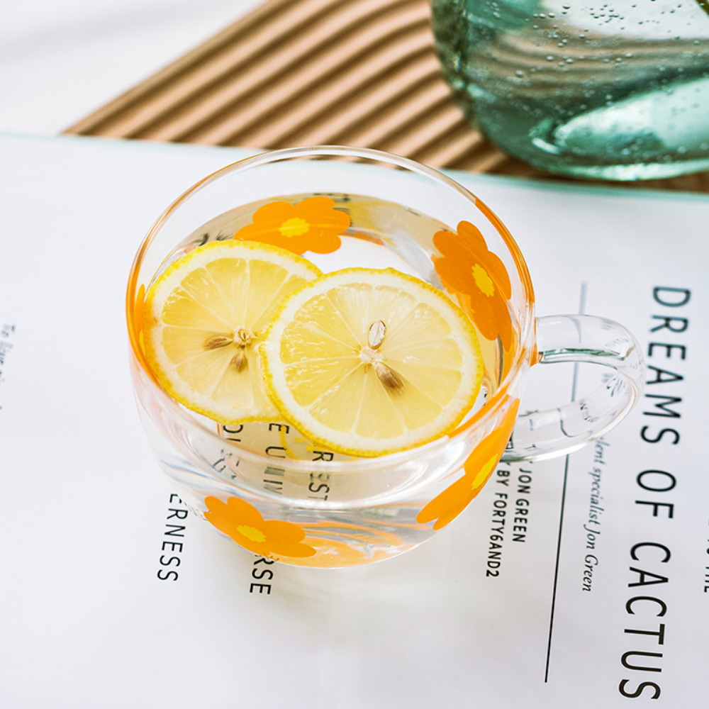 Flower Glass Mugs - Grafton Collection