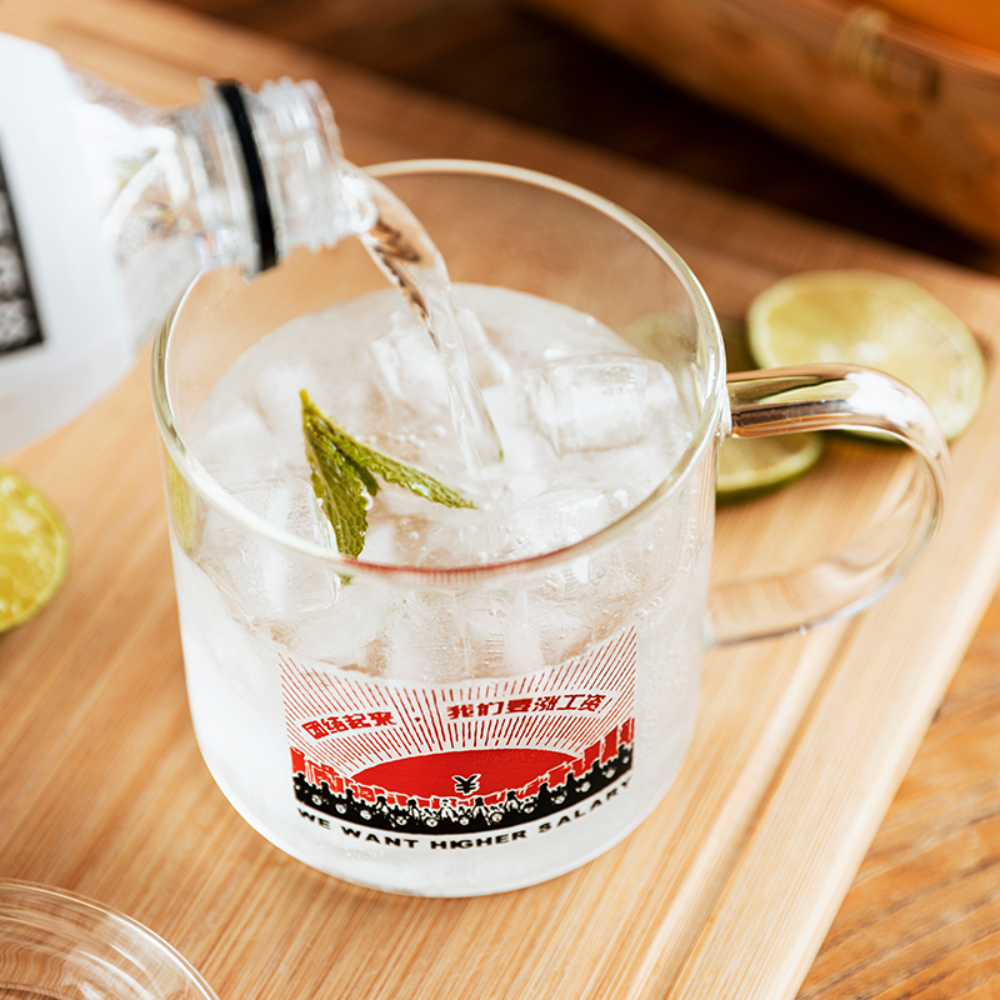 Glass Mug with Lid - Grafton Collection