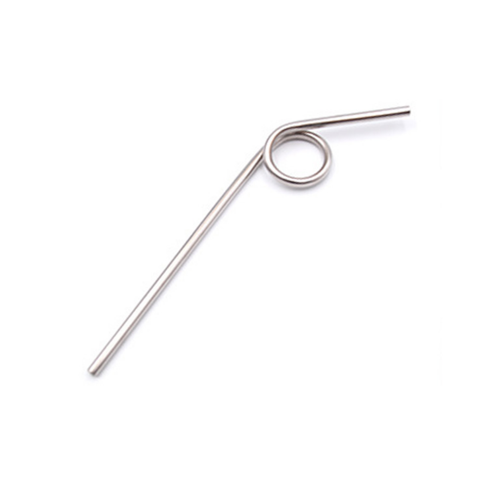 Stainless Steel Reusable Swirl Straws - Grafton Collection