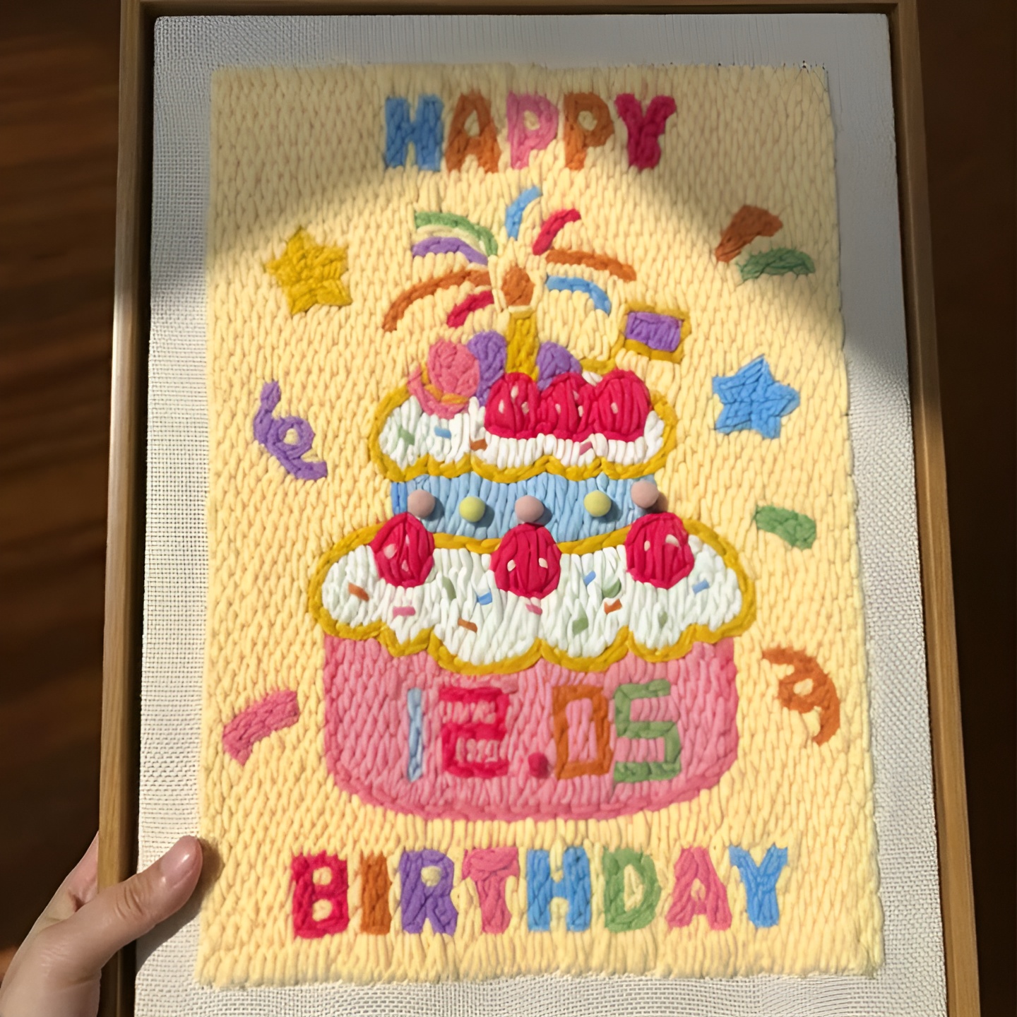 Punch Needle Textile Wall Art Set