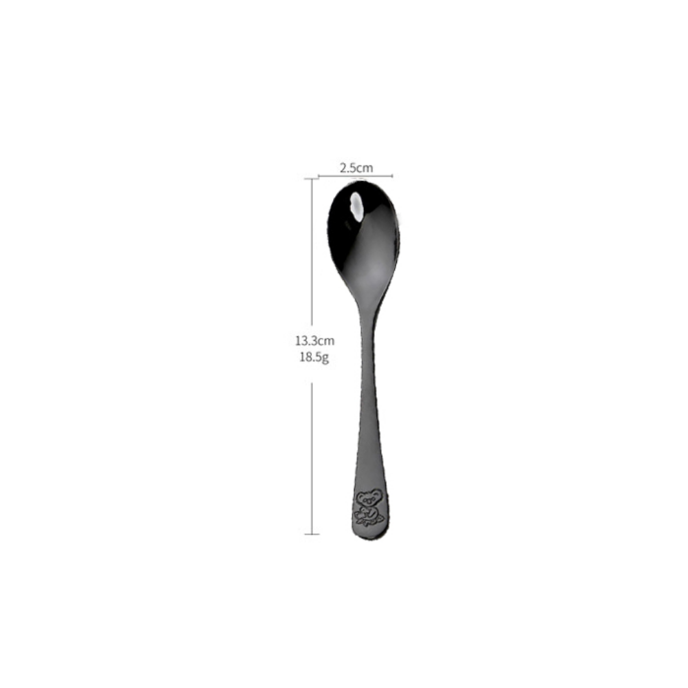 Food Grade Stainless Steel Teddy Bear Spoons - Grafton Collection