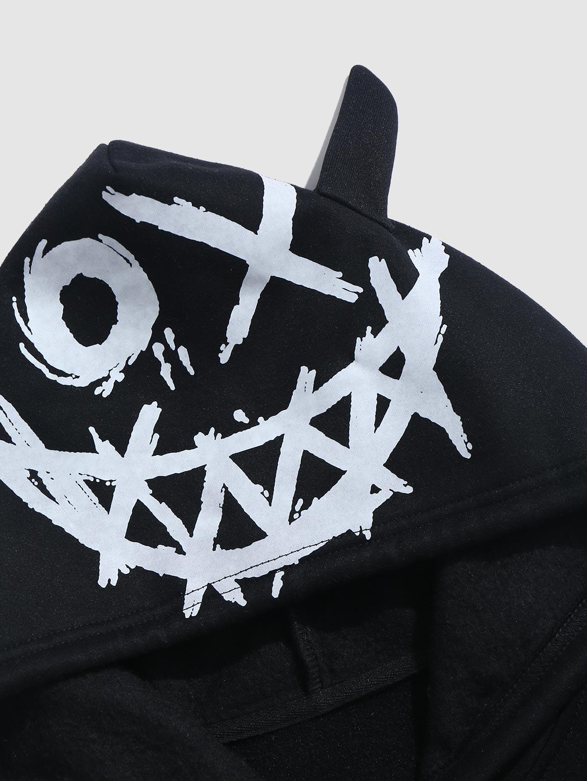 Little Devil Graphic Hoodie And Cargo Pants - Grafton Collection