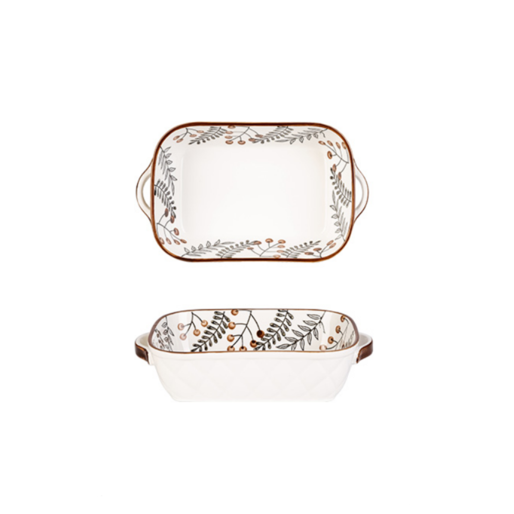 Hand Painted Leaf Dishes - Grafton Collection