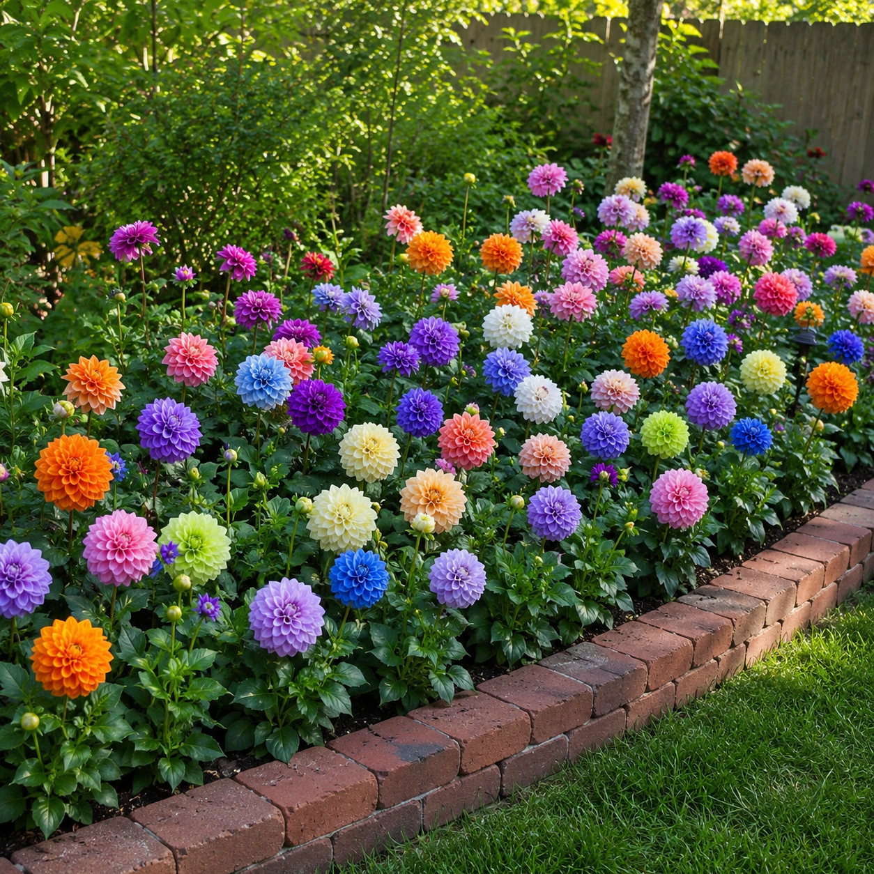 200 Pieces Mix Colored Dahlia Flower Garden Seeds