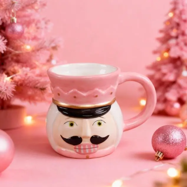 Classic Ceramic Nutcracker Christmas Drinkware Mug