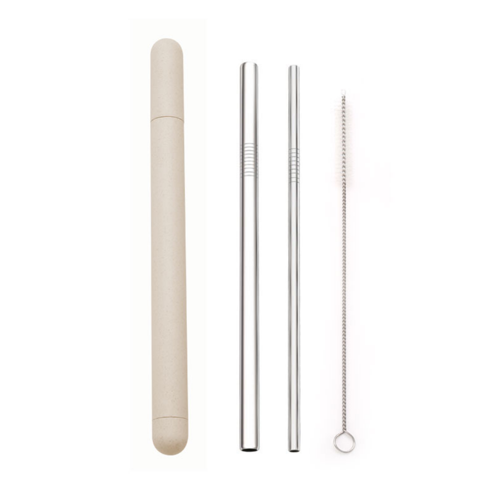 Metal Straws + Case - Grafton Collection