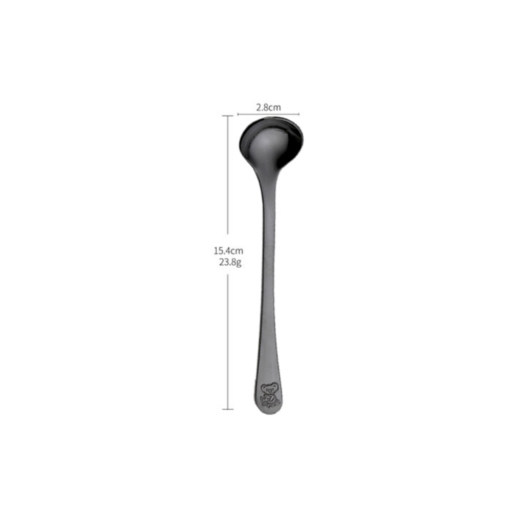 Food Grade Stainless Steel Teddy Bear Spoons - Grafton Collection