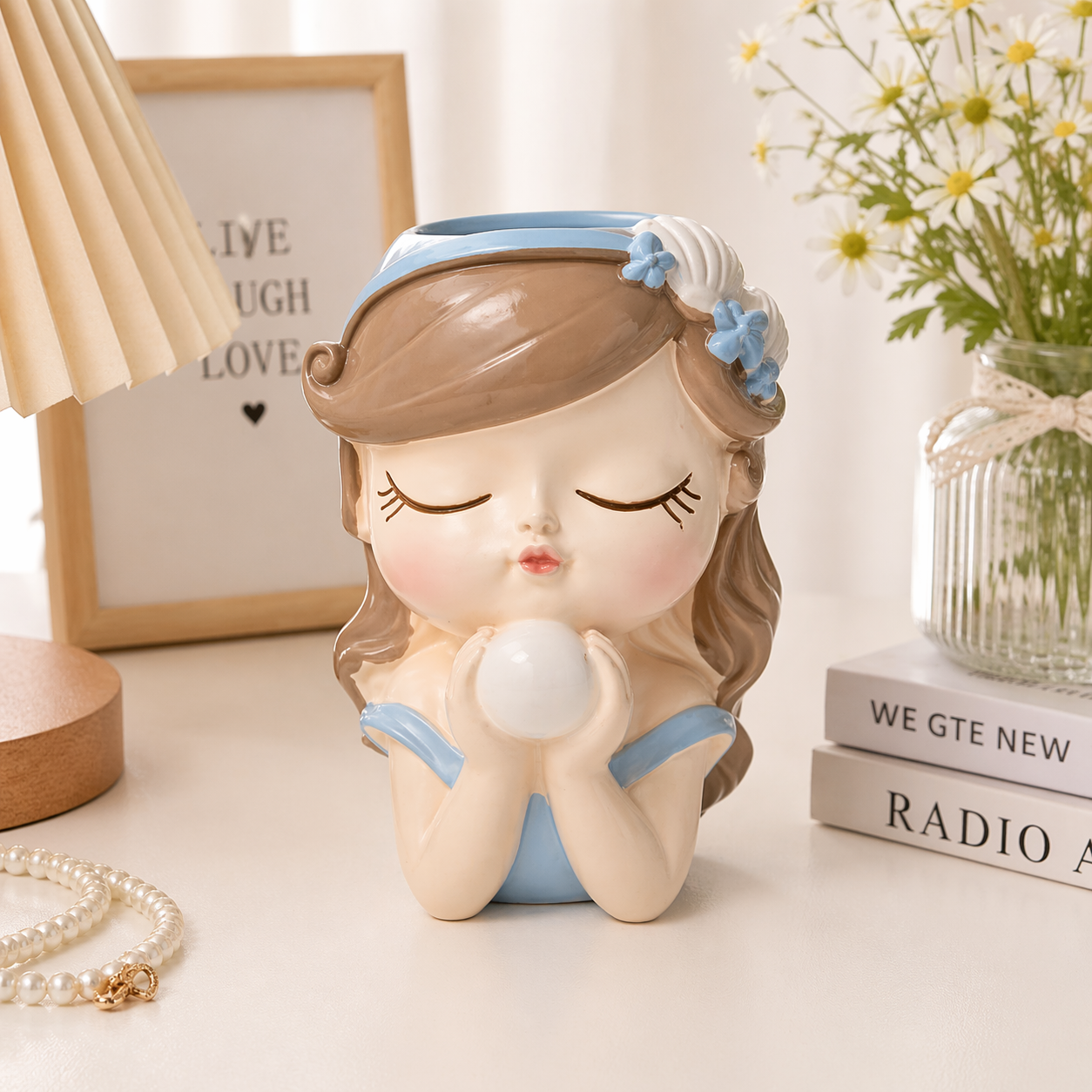 Cartoon Character Shaped Abs Plant Pot For Indoor Succulents And Cacti Display