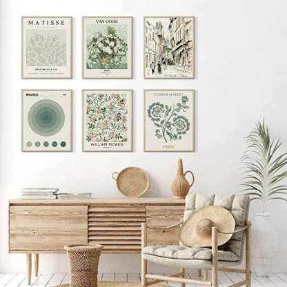 Wall Art Posters for Aesthetic Bedroom - Grafton Collection