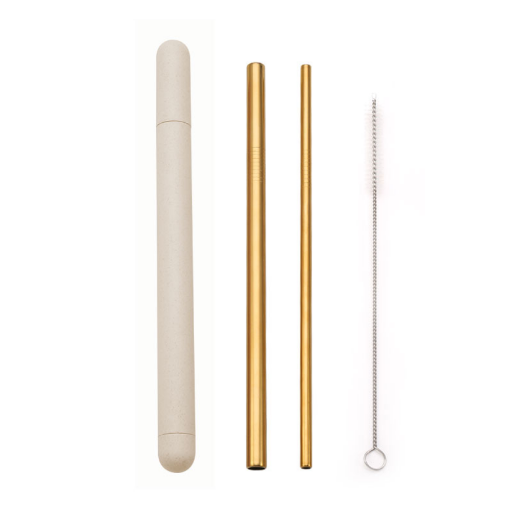 Metal Straws + Case - Grafton Collection